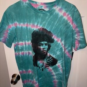 New with tags. Lucky Brand Teal and Pink Tie-Dye Short Sleeve Tee